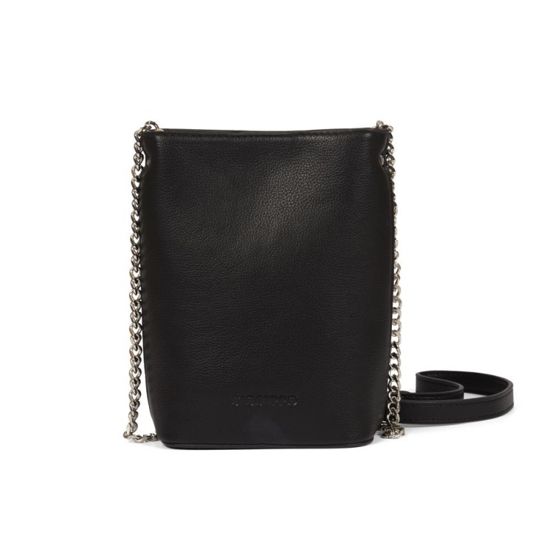 MINI SAC BANDOULI RE BEIGE NOIR AVEC D TAIL DE CHA NETTE POUR